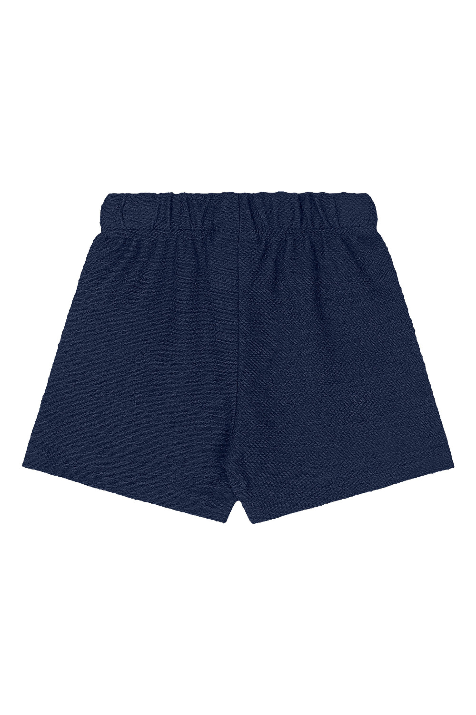 Conjunto para Menino Regata Estampada e Bermuda (Azul) Quimby - Imagem 5